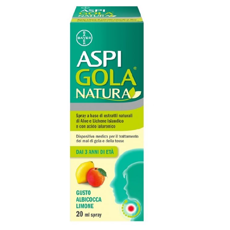 Aspi Gola Natura Spray Albicocca e Limone 20ml